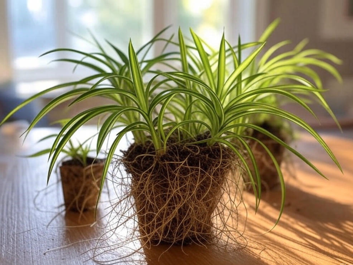Spider plant propagate