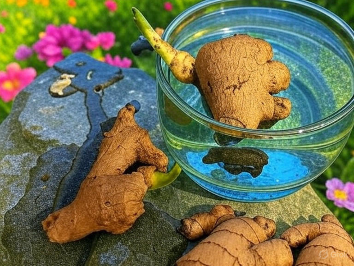 How to grow ginger in water
