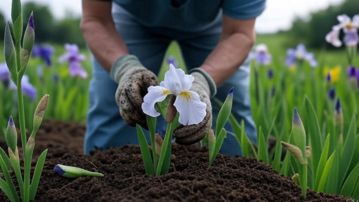 When to transplant iris plants